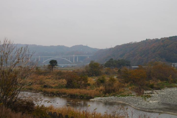 ホームからの景観